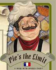 Chef Claude preparing pies