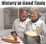Corrine Weir making pies